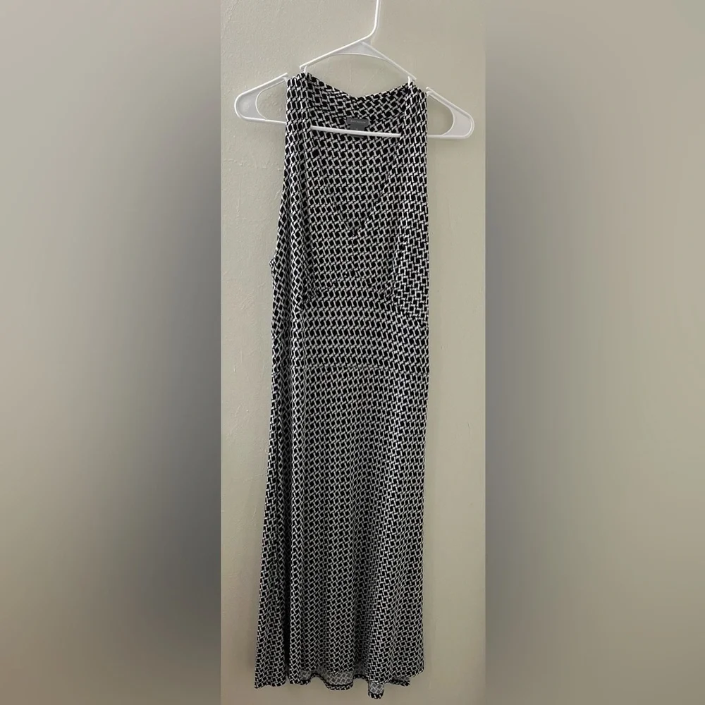 Ann Taylor maxi dress black and white size 12 - Picture 4 of 5